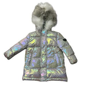 NWT Sam Edelman Iridescent Grey Puffer Jacket 24 Months, Baby, 1 Year
